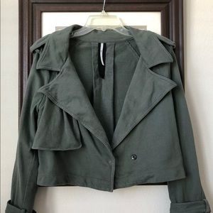 Short Trench Coat 100% Cotton